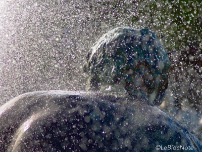 Statue dans une fontaine