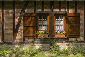 Détail d'une vieille maison