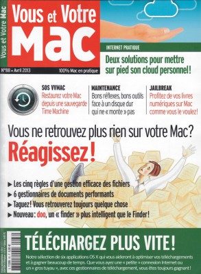 Couverture du numéro 88 de Vous et Votre Mac