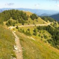 Chemin en montagne