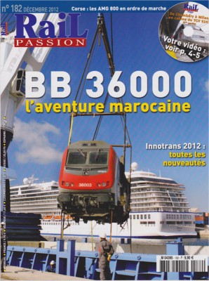 Couverture du numéro 182 de Rail-Passion